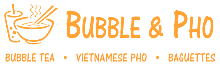 Bubble & Pho, Bubble tea, Vietnamese Pho, and Baguettes